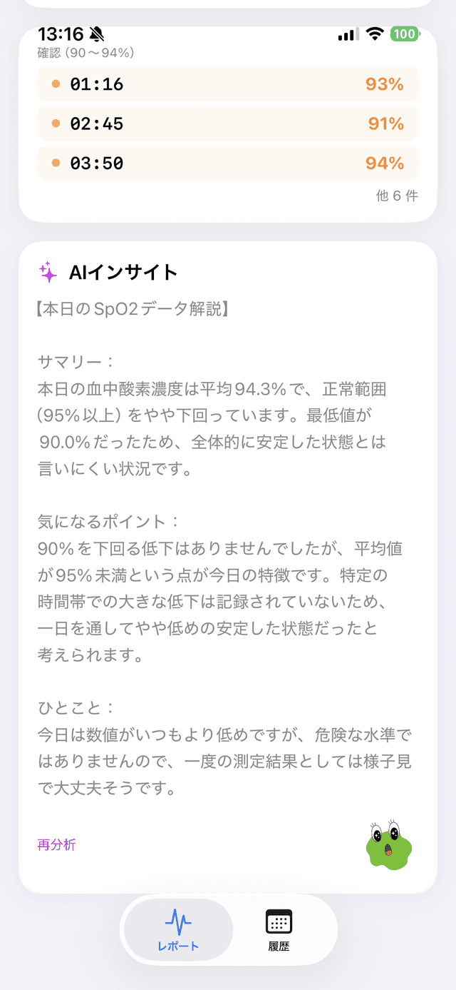 AIインサイト 画面